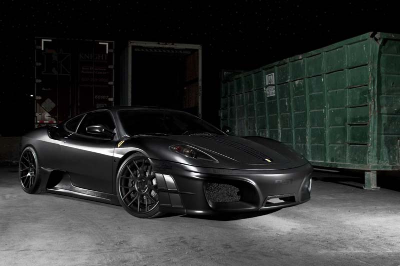 Matte Black Ferrari F430