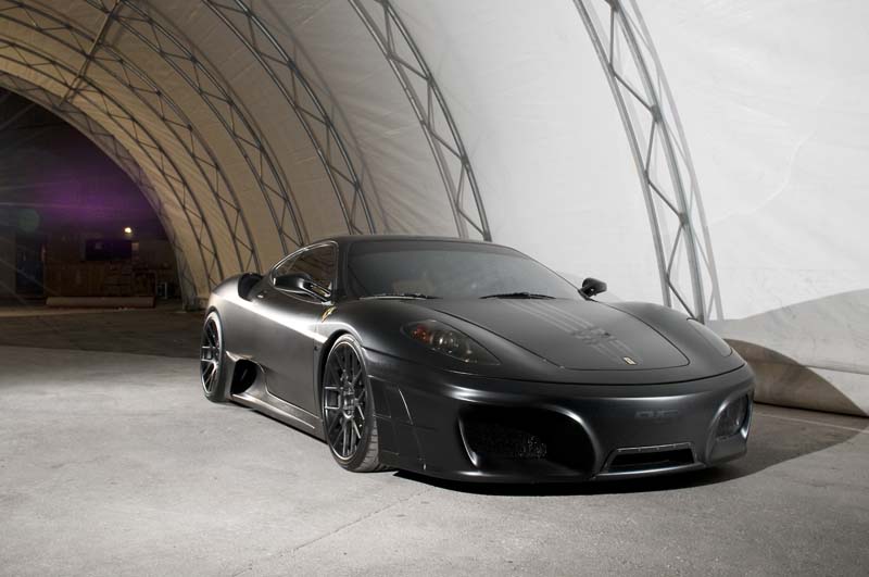 Matte Black Ferrari F430