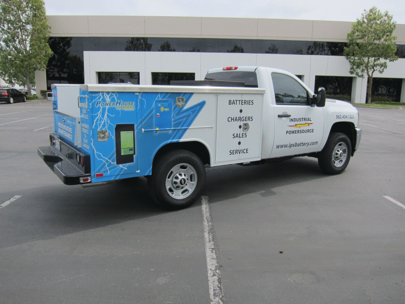 Picture of Utility Truck Graphic Wrap