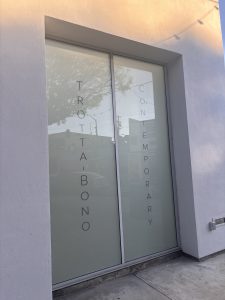 Etched VInyl Application
