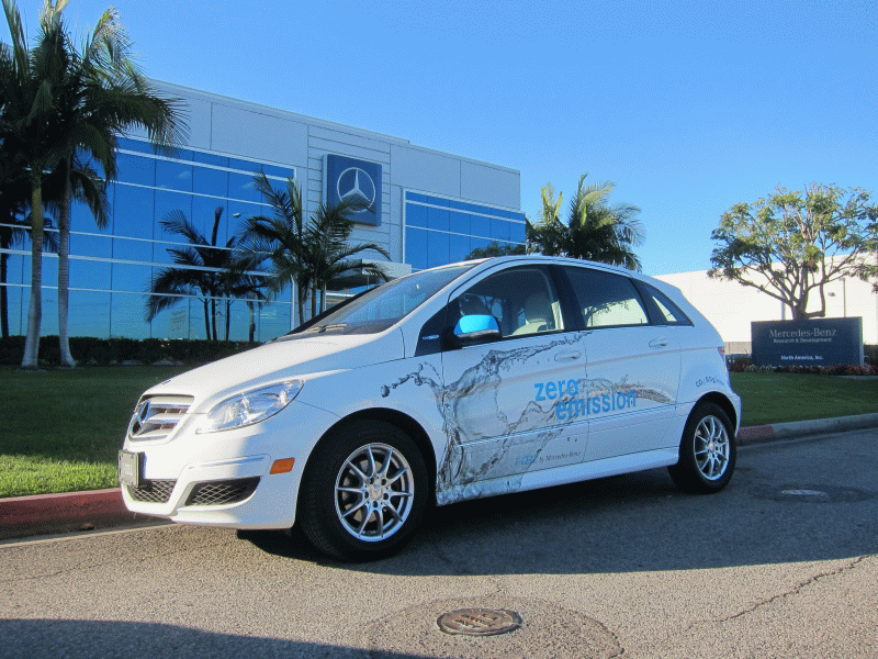 Mercedes F-Cell Vehicle Wrap