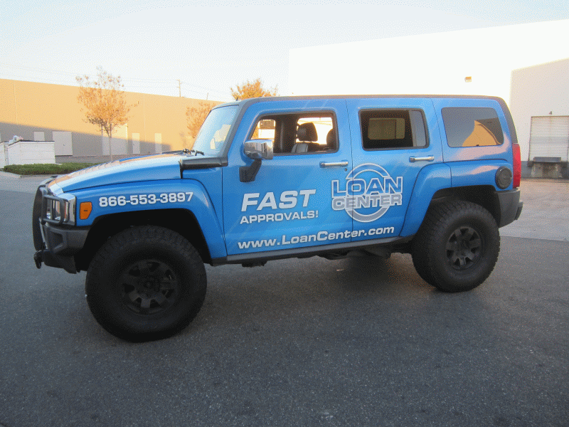 Picture of Hummer H3 Full Graphic Wrap
