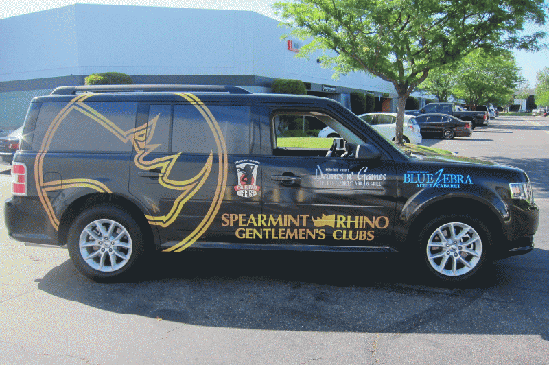 Ford Flex Full Wrap for Spearmint Rhino, Norco, CA.