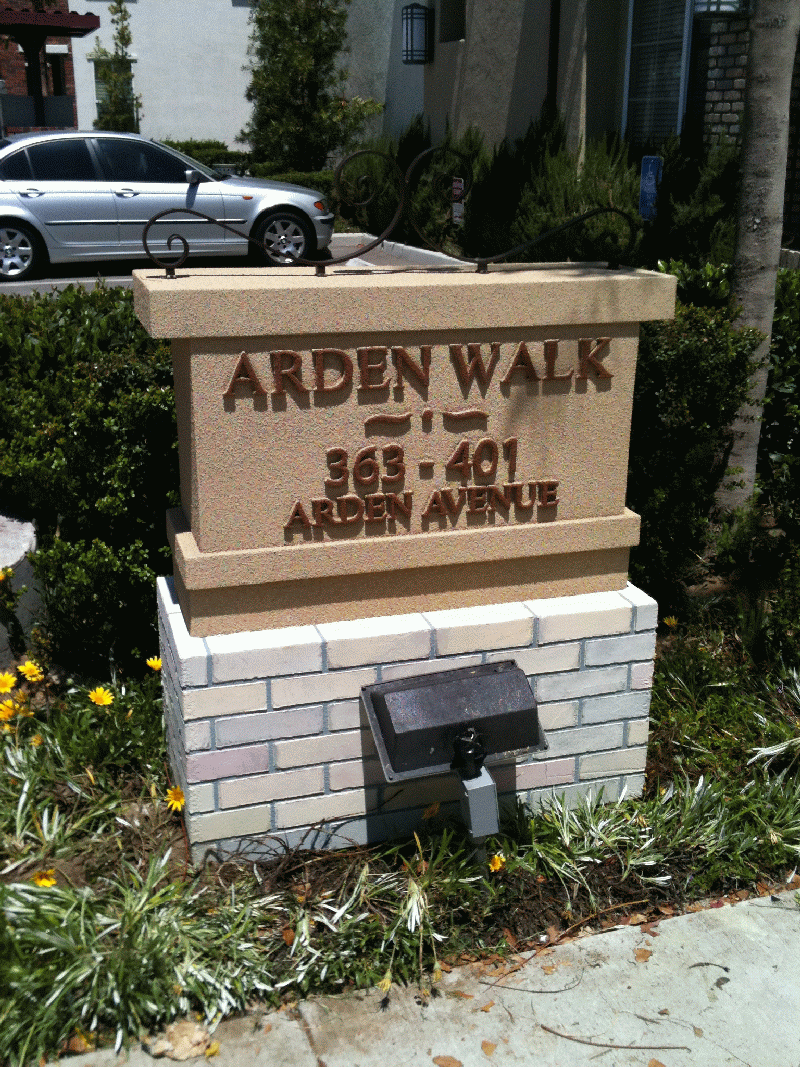 Arden Walk Monument Sign