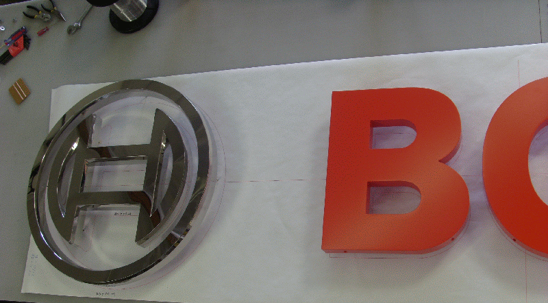 Fabricated Metal Letter Signs