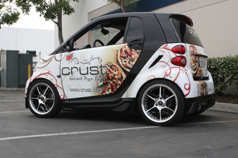 Custom Designed Smart Car Wrap by Iconography | Long Beach