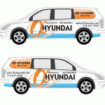 Hyundai Van Vehicle Wrap Design