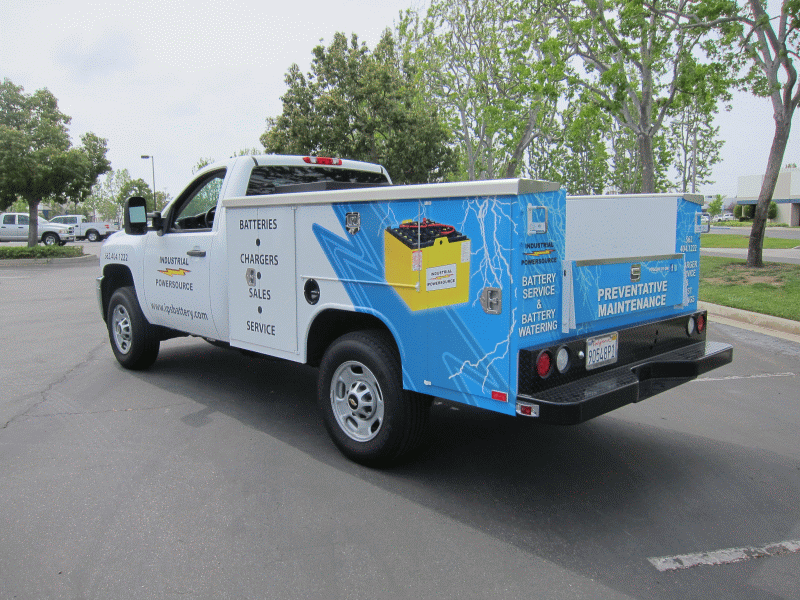 Picture of Utility Truck Graphic Wrap