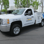 Partial Graphic Wrap on a Utility Truck