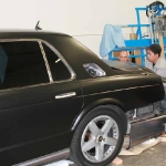 Matte Black Bentley Installation by Iconography