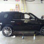 Matte Black Cadillac Escalade 