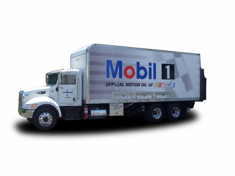 Mobil Box Truck Wrap