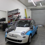 Fiat 500 Vehicle Wrap - In Progress