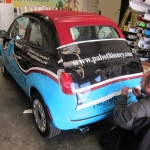 Fiat 500 Vehicle Wrap - In Progress