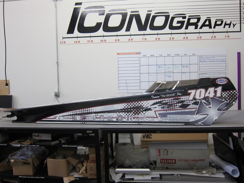 Jr Dragster Wrap Custom Design by Iconography