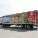 Rotary Polio Plus 53\' Trailer Wrap