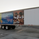 Rotary Trailer Wraps In Progress