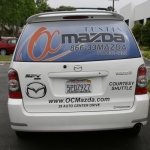 Custom Minivan Partial Wrap