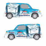 Nissan Cube Wrap Design