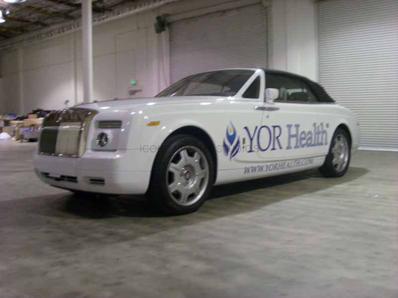 Yor Health Fleet Graphics - Rolls Royce