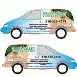 Minivan Vehicle Wrap Design