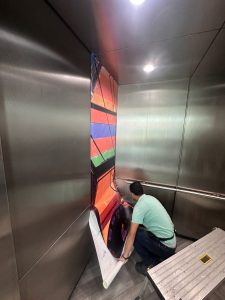 Elevator Wrap Installation