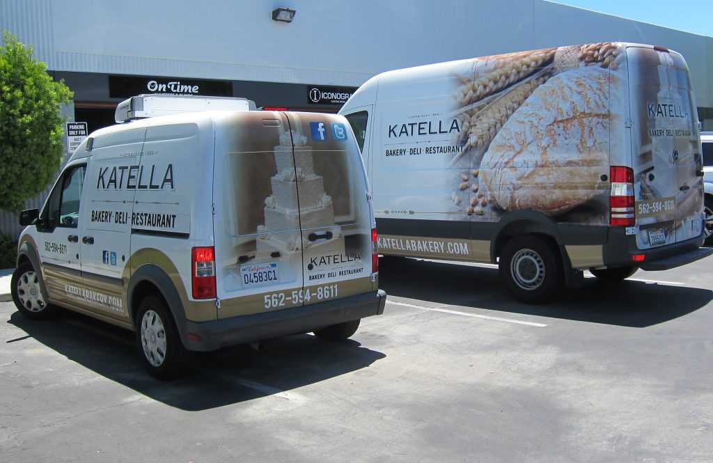 Sprinter Van Wrap and Matching Transit Van Wrap