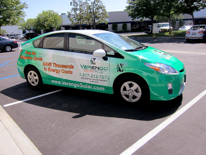 Car Graphic Wrap Toyota Prius