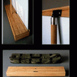 Retractable Bamboo Banner Stand