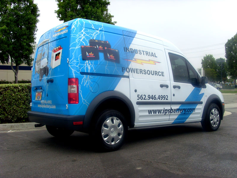 Industrial Powersource Cargo Van Wrap