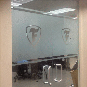 Etched Glass Doors