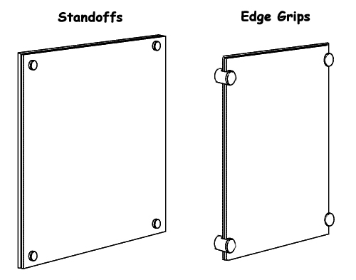 Types of Stand Offs For Lobby Signs