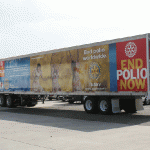 Rotary Polio Plus 53\' Trailer Wrap