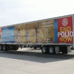 Rotary Polio Plus 53\' Trailer Wrap