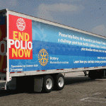 Rotary Polio Plus 53\' Trailer Wrap