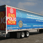 Rotary Polio Plus 53\' Trailer Wrap
