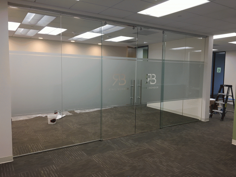 Etched Walls Privacy Window Film