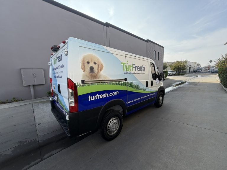 Nationwide graphics fleet transit vans Tur Fresh