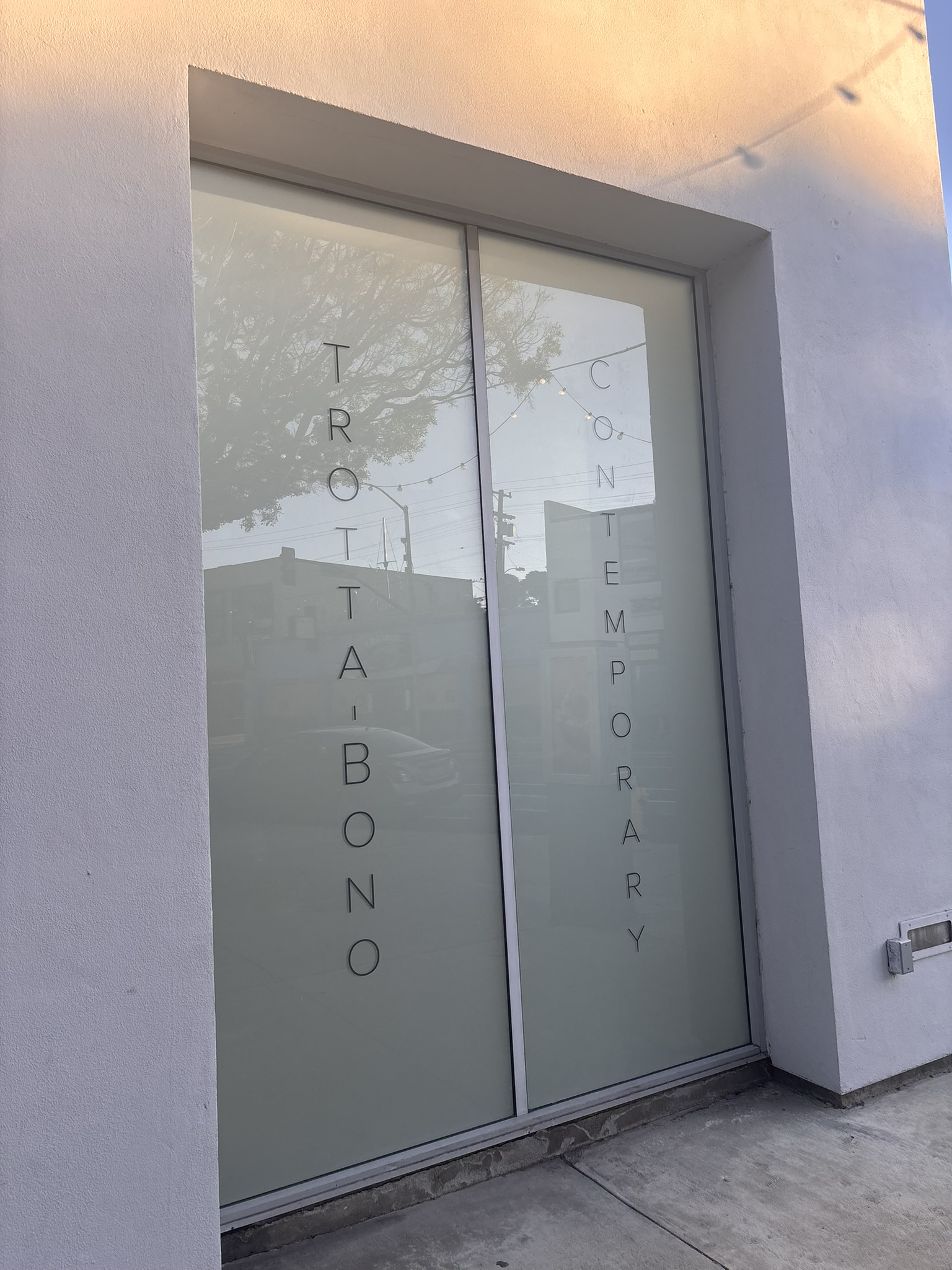 Custom Etched Vinyl Transforms Storefront in Santa Monica