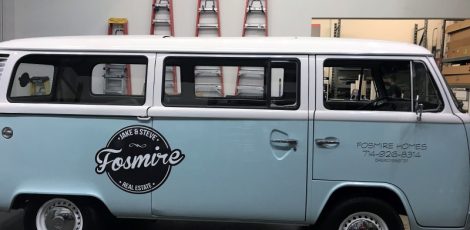 Custom Decals for Vintage Look on VW Bus, Los Alamitos, CA VW_Bus_Vintage_Graphics_2